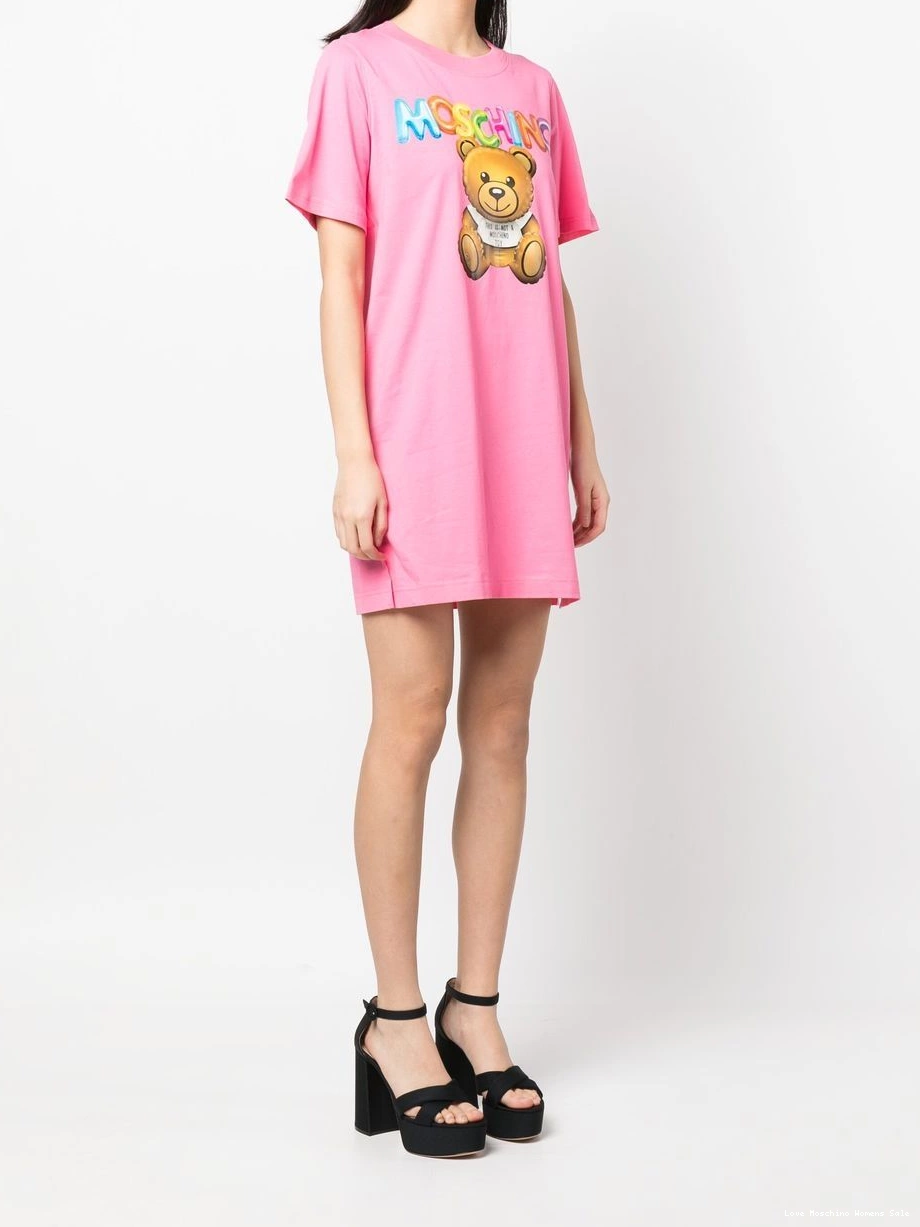 Affordable dress logo-print Women T-shirt Moschino Love 0323